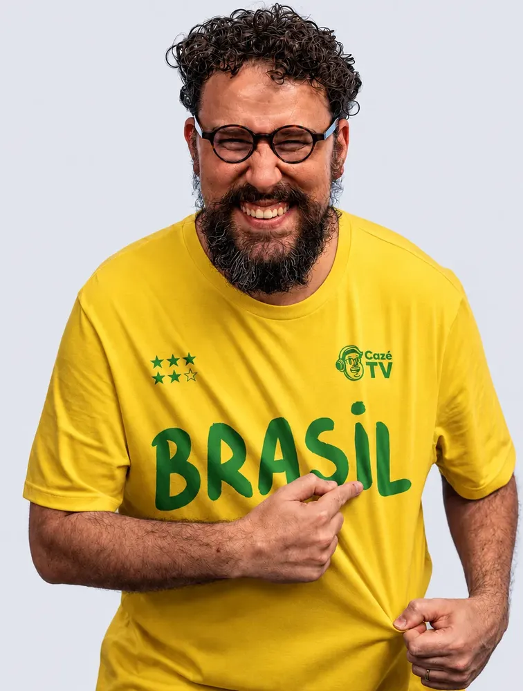 Camisa CazéTV Amarela